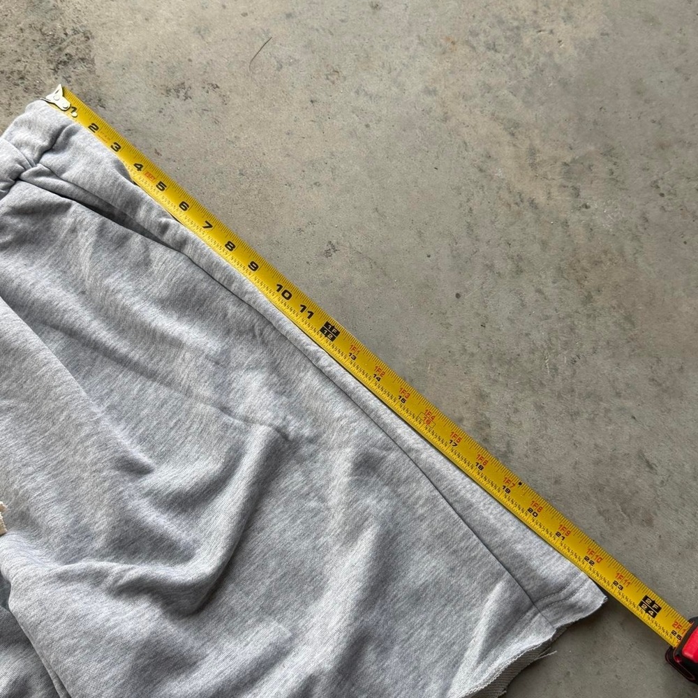 super baggy gray drawstring sweatshorts - Picture 6 of 8